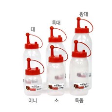 업소용 양념통 초장통 소스통 겨자통 케찹병, 200ml, 1개