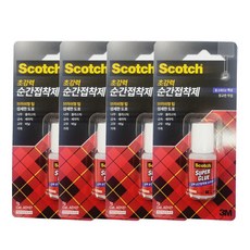 3M 순간접착제(브러쉬) AD127, 4개