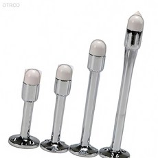 크롬 도어 스토퍼 120mm 가구철물 실버색상 고정형, 상세페이지 기재
