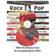 (영문도서) Rock & Pop TAB For Ukulele Solo Paperback, Independently Published, English, 9798734760406