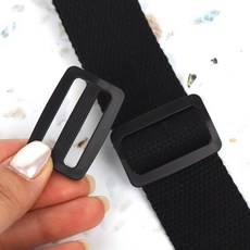 마켓헤라 가방끈 부자재 플라스틱 왈자 조리개 32mm 가방끈줄이기 가방끈부자재