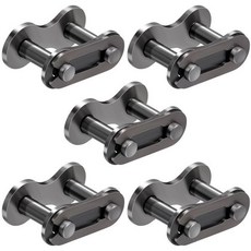 OIIKI 5 PCS 롤러 체인 오프셋 링크 41 스틸 합금 마스터 커넥터 링크 오토바이 자전거 가정 및 산업 기계 스포츠 유틸리티 차량에 적합한 헤비 듀티 크랭크 링크, 5 pcs/ #41, 5 pcs/ #41