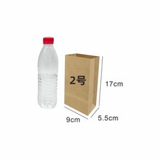 牛皮紙包裝袋 3號, 1個, 500個 2號,70克 不防油