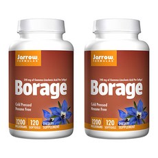 Jarrow FORMULAS 賈羅公式 琉璃苣油軟膠囊 1200mg, 120顆, 2罐