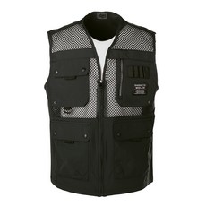 Molex 高級網狀口袋登山工作背心釣魚配送維修團體服