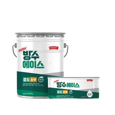 삼화페인트 방수에이스 중도 20KG 우레탄 옥상방수페인트 중도 2액형, 1세트, 녹색