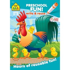 School Zone Preschool Fun! Write & Reuse Workbook: 26 Wipe-Clean Pages Write-On Learning Tracing, School Zone Preschool Fun! Wri