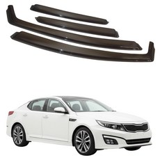 比德堡崁入式晴雨窗【內嵌式-標準款】起亞KIA OPTIMA 2014年起專用晴雨擋, KIA OPTIMA 前窗2片
