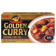 SB골든카레 매운맛, 220g, 2개