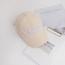 BabyBear 兒童鴨舌帽 刺繡Family圖案 男童女童適用 頭圍47-51cm