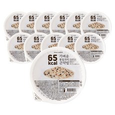 슬로우래빗 65kcal 가벼운 통밀귀리 곤약밥, 12개, 130g