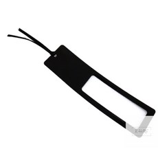 경희의마실 돋보기자 책갈피 귀여운책갈피, 블랙, 1개