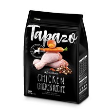 TAPAZO 特百滋 凍乾犬糧 凍乾三重奏 無穀 狗飼料 15LB 大包, 1個, 特百滋凍乾糧-熟齡犬低敏雞肉15LB
