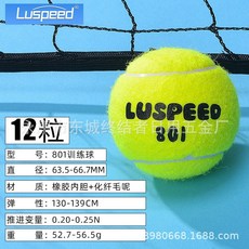 【臺灣出貨】Luspeed兒童網球綠球桔球大紅球訓練器耐用網球-奢尚匯品, 12粒訓練球801, 1個