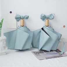 복고풍 양산 우산 암막 자외선차단 3단 우산 양우산 god+59213ZU