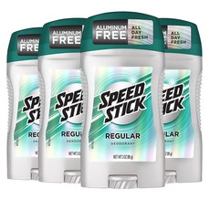 스피드 스틱 남성용 데오드란트 레귤러 85g 4개입 Speed Stick Regular Deodorant, 4개