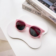 Q.M SHOP 兒童太陽眼鏡 輕巧偏光矽膠彈性微圓框 抗UV400