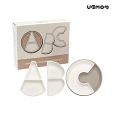 ABC 실리콘 모듈 식판 세트, 1개