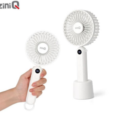 휴대용미니선풍기 지니큐 핸디형 무선선풍기 스탠드거치대제공 FN-500T 79000EA 1EA, 본상품