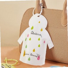 휴대용 일회용 비옷 키링 우비 성인용 남녀공용 간편 휴대 비상용 우의 야외 활동, 1개, 1매입