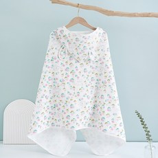 兒童浴巾斗篷 連帽純棉浴袍