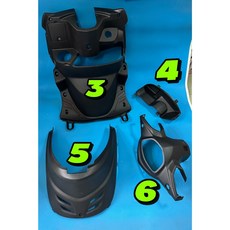 PGO 原廠 彪虎 Tigra 車殼整流罩外殼內裝素材件，素色DIY烤漆改裝必備, 2.下罩(郵寄.宅配)