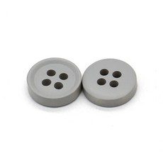 HENGC 의류용 작은 다채로운 송진 버튼 귀여운 아이 셔츠 블라우스 스커트 DIY 공예 바느질 액세서리 11mm 50, 11mm 50pcs, NO.13 Grey