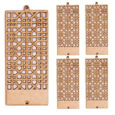 키득키득 우드공예 MDF DIY 전통문살 한지, WD1853, 단일, 5개