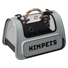 호밍사이 반려동물 와이드 통풍 숄더백 이동가방 고양이 이동장 강아지 이동가방 통풍 이동가방, 1개, 그레이