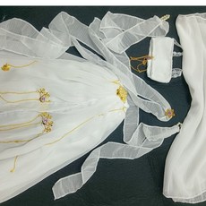 工期10天左右】bjd娃衣 bjd古風娃衣 女娃衣 三分娃衣 四分娃衣 60cm娃衣 6分娃衣 叔體娃衣 3分娃衣 4分, 白,六分, 1個