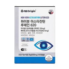 엔젯오리진 하이뷰 아스타잔틴 루테인 620 500mg x 60, 60정, 60세트