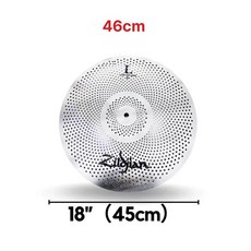 심벌 스탠드 각도형 초보자 드럼 재즈 무대 사선 캐비언, 1개, 실버 18