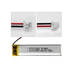 [리튬폴리머] DTP 701456 3.7V 450mAh RB타입/배터리/세이펜/배터리/충전지, 1개, 1개입