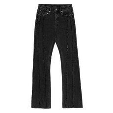 Ksubi 프린지 절개선 플레어 진