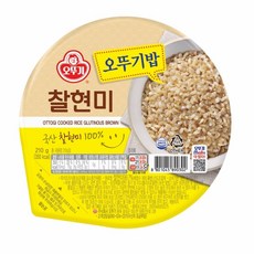 오뚜기 오뚜기밥 찰현미, 210g, 6개
