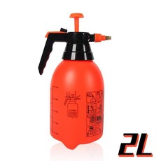 氣壓噴瓶 加厚大容量 噴壺 澆花 園藝 洗車, 1個, 2L-橘色