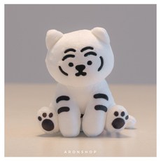 MUZIK TIGER 白胖虎-發條動動玩偶, 1個, 白胖虎