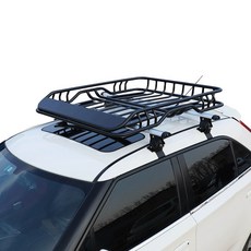전차종 루프바스켓 제품 스파크 레이 수납 티볼리 캐스퍼 차량용 트렁크 짐받이 모닝 자동차 용품 루프랙 캐리어 승용차 자동차 수납함, 1.m8 소형 1.2m 크로스바x