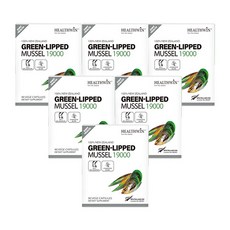 뉴질랜드 헬스윈 초록입홍합 19000mg, 6개, 90정