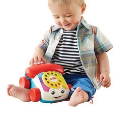 Fisher-Price 費雪 經典可愛電話 全新公司貨 寶寶玩具 兒童玩具 聲光玩具, 1個