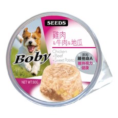 Boby 特級機能愛犬餐杯, 1個, 雞肉+牛肉+地瓜