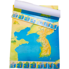 생각날기 글씨 없는 한반도 백지도 시대별 나라 영토 한국사 한국 지리 학습 교재