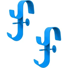 폴용 풀 후크 조정 가능한 2/3 후크 풀 폴 행거 수영 액세서리 텔레스코픽 스키머용 장비 후크