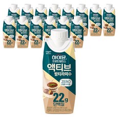 하이뮨 프로틴 밸런스 액티브 22g 밤티라미수 ZERO, 15개, 250ml