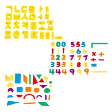 4세 집콕놀이 숫자 한글 모양자석 3종 set 학습교구 모음 배우기 자음 글자 기억력, 1피스, 1개