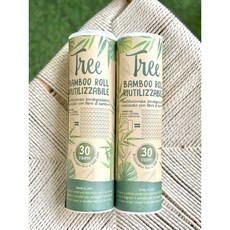 트리오리지널 빨아쓰는 키친타올 30매 다회용 대나무 뱀부 친환경 bamboo 타올, 2개, 30매입