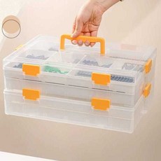 레고칸막이정리함 블록 부품 분류 박스 수납 다용도 정리, 4단 94칸