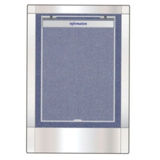 스텐 게시판 벽걸이 덮개형 학교용 스텐 알림판 공지판, 녹색