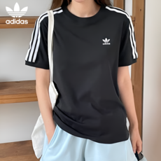 [정품] 아디다스 반팔티 여성 티셔츠 아디컬러 여름 블랙 면티