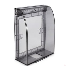 더가몽 실외 콘센트 방수 보호 캡 화장실콘센트뚜껑, 블랙